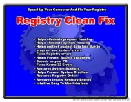 REGISTRY CLEAN FIX screenshot